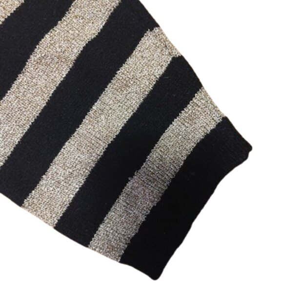 Gold and Black Striped Sweater Size 1X - Picture 4 of 6